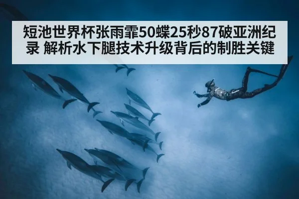 短池世界杯张雨霏50蝶25秒87破亚洲纪录 解析水下腿技术升级背后的制胜关键